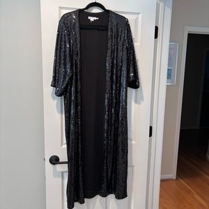 Good American sequin robe